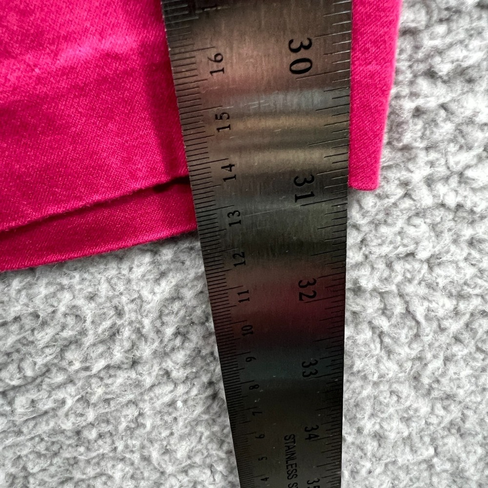 Women Capris Pants 16 Pink Stretch Clean Minimalist Contemporary Casual Everyday - Picture 10 of 12